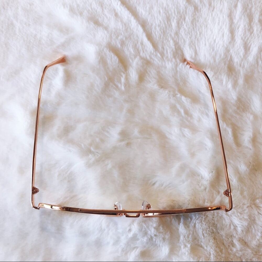 Jonah Rose Gold Aviator Computer Blue Light Glasses - Picture 3 of 9